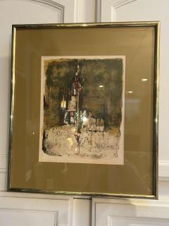 Johnny Friedlaender MID CENTURY ABSTRACT LITHOGRAPH BY JOHNNY FRIEDLAENDER - 2942880