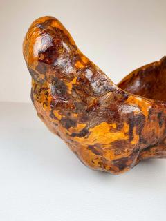 Johnny Mattsson Exeptional Large Swedish Folk Art Organic Burl Bowl circa 1960s - 2481058