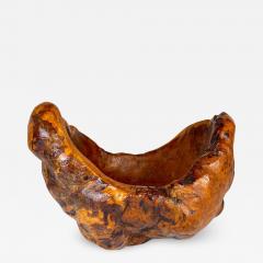 Johnny Mattsson Exeptional Large Swedish Folk Art Organic Burl Bowl circa 1960s - 2482504