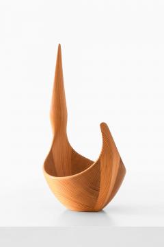 Johnny Mattsson Sculptural Bowl in Pine by Johnny Mattsson 1950s - 4680975