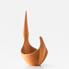 Johnny Mattsson Sculptural Bowl in Pine by Johnny Mattsson 1950s - 4680976