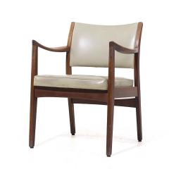 Johnson Chair Co Mid Century Walnut Arm Chair - 3954208