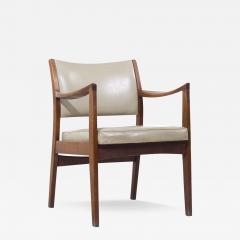 Johnson Chair Co Mid Century Walnut Arm Chair - 3955719