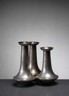 Joint silver plated vases - 4224187