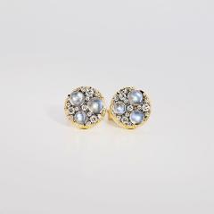 Joke Quick Glowing Moonstone White Diamond Starstruck Stud Earrings Joke Quick 2026 - 4711315