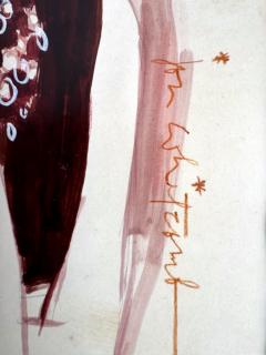 Jon Whitcomb Audrey Hepburn Portrait from Breakfast at Tiffany original artwork on paper - 4750511