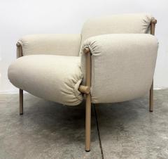 Jonah Takagi Vintage AMI Cashmere Metal Lounge Chairs Jonah Takagi Hallgeir Homstvedt Pr  - 4480850