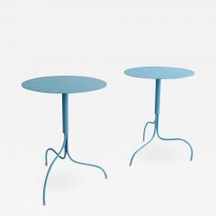 Jonas Bohlin JONAS BOHLIN LIV POWDER COATED STEEL CAF TABLES IN PALE BLUE FOR KLONG - 1349841
