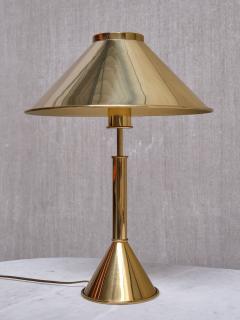 Jonas Hidle Jonas Hidle Table Lamp in Brass H vik Lys Norway 1970s - 3799421