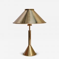 Jonas Hidle Jonas Hidle Table Lamp in Brass H vik Lys Norway 1970s - 3800679