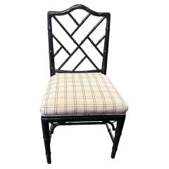 Jonathan Adler Hollywood Regency Jonathan Adler Faux Bamboo Chippendale Dining Chair - 4271754