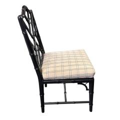 Jonathan Adler Hollywood Regency Jonathan Adler Faux Bamboo Chippendale Dining Chair - 4271755