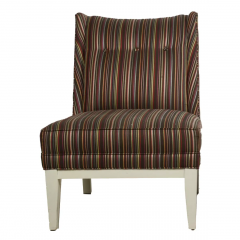 Jonathan Adler Jonathan Adler Modern French Stripe Morrow Slipper Chair - 3616468