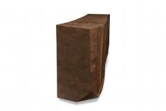 Jonathan Field Asymmetrical Low Bookcase in English Walnut - 1965475