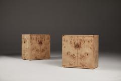 Jonathan Field Book Matched Bedside Cabinets in Mappa Burr - 2818106