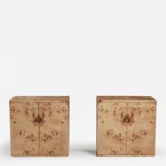 Jonathan Field Book Matched Bedside Cabinets in Mappa Burr - 2823015