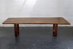 Jonathan Field Book Matched Rippled English Walnut Table 2020 - 1975901