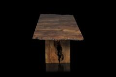 Jonathan Field Cross Grain Burr Elm Table with Inverted Live Edge Legs 2019 - 1975910