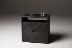 Jonathan Field Ebonized Oak Bedside Cabinets - 2818095