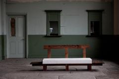 Jonathan Field Low Bench of Solid English and American Walnut - 2988428