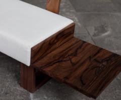 Jonathan Field Low Bench of Solid English and American Walnut - 2988430