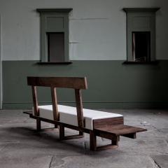 Jonathan Field Low Bench of Solid English and American Walnut - 2988431