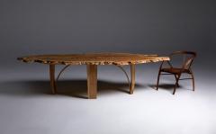 Jonathan Field Oval Dining Table English Burr Oak on Chapel Legs - 2421124