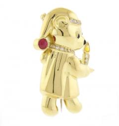 Jonathan Ralston Jonathan Ralston s Exquisite Limited Edition Gold Bear Brooch - 3897892