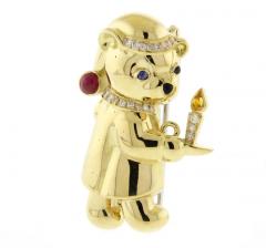 Jonathan Ralston Jonathan Ralston s Exquisite Limited Edition Gold Bear Brooch - 3897893