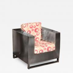 Jonathan Singleton Jonathan Singleton Stainless Steel Cube Lounge Chair - 1512244