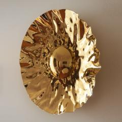 Jonathan Souli LOEIL DU SOLEIL Sculptural brass mirror - 1852669