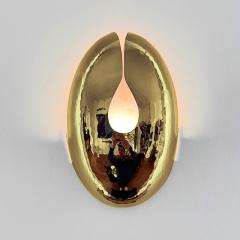 Jonathan Souli PAIR OF ELO SE GOLD Wall light sculpture handmade in hammered copper oxydized - 2900367