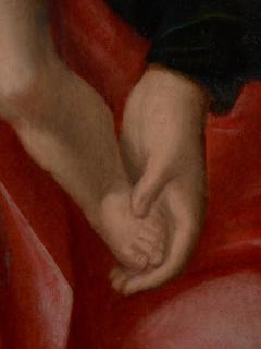 Joos van Cleve 16th C Biblical Manner of Joos van Cleve Madonna with Child Oil on Panel - 1996208