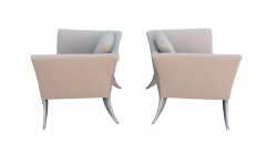 Jordan Mozer Pair Post Modern Vintage Sculptural Lounge Chairs Style of Jordan Mozer - 2567873