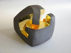 Jorge Y zpik UNTITLED CERAMIC AND GOLD sculpture 1 2 3 set  - 1400912