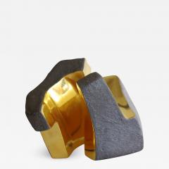 Jorge Y zpik UNTITLED CERAMIC AND GOLD sculpture 2 - 1405560