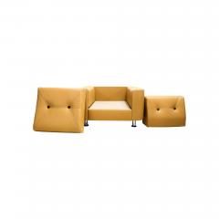 Jorge Zalszupin Armchair in Yellow Leather Jorge Zalszupin 1970s Lot 146 - 4351471