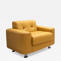 Jorge Zalszupin Armchair in Yellow Leather Jorge Zalszupin 1970s Lot 146 - 4352265