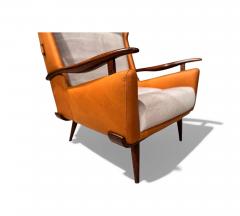Jorge Zalszupin Bergere Armchair with Ottoman Jorge Zalszupin 1950s Lot 737A - 4390335