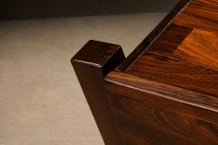 Jorge Zalszupin Brazilian Filing Cabinet Side Table on Casters in Rosewood Jorge Zalszupin - 4599766