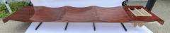 Jorge Zalszupin Brazilian Jacaranda 1960s Onda Bench by Jorge Zalszupin - 2296349