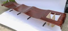 Jorge Zalszupin Brazilian Jacaranda 1960s Onda Bench by Jorge Zalszupin - 2296351