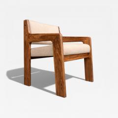 Jorge Zalszupin Brazilian Modern Armchair in Caviuna wood Wool Jorge Zalszupin 1960s 608A - 4627478