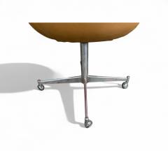 Jorge Zalszupin Brazilian Modern Armchair in Leather and Metal Jorge Zalszupin 1960s - 4417027