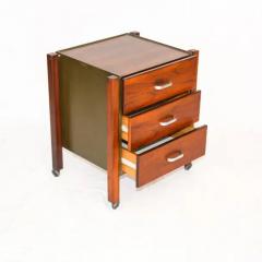 Jorge Zalszupin Brazilian Modern Filing Cabinet Drawers in Rosewood Jorge Zalszupin 1960s - 3193720