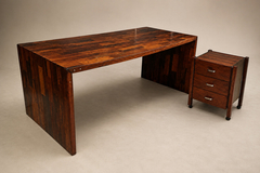 Jorge Zalszupin Brazilian Modern Filing Cabinet with 3 Drawers in Rosewood Jorge Zalszupin - 4722711