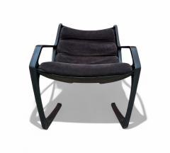 Jorge Zalszupin Brazilian Modern Fixed Commander Armchair in Metal Jorge Zalszupin 1970s - 4417064