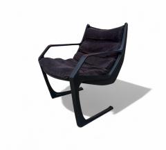 Jorge Zalszupin Brazilian Modern Fixed Commander Armchair in Metal Jorge Zalszupin 1970s - 4417071