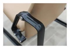 Jorge Zalszupin Brazilian Modern Lobby armchairs by Jorge Zalszupin in metal and leather 1970 - 3348453