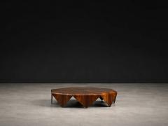 Jorge Zalszupin Brazilian Modern P tala Coffee Table in Rosewood by Jorge Zalszupin - 4473603